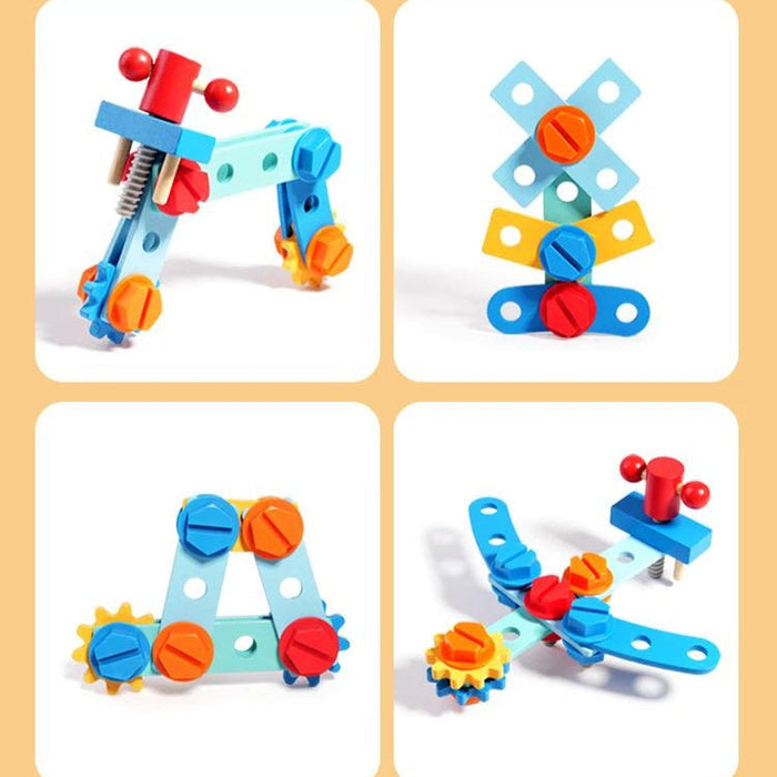 Engaging Wooden Activity Box, Explore & Learn