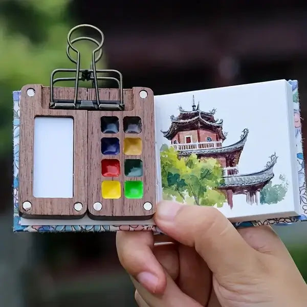 Portable Watercolor Set, Creative and Compact