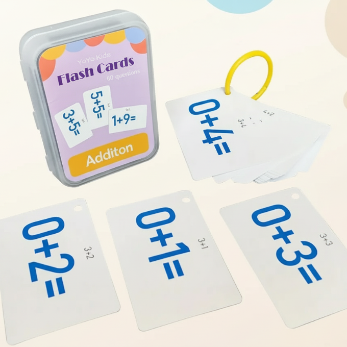 Cheerful Educational Word Cards, Language-rich