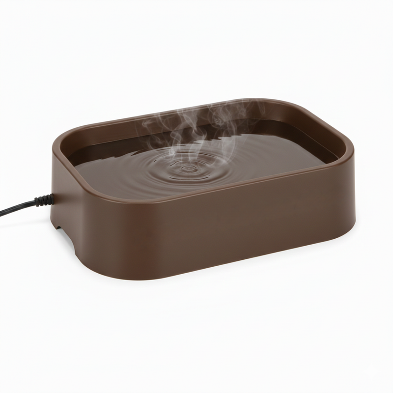 1.45 Gal Heated Water Bowl for Dogs and Cats, Anti-Chew Cord