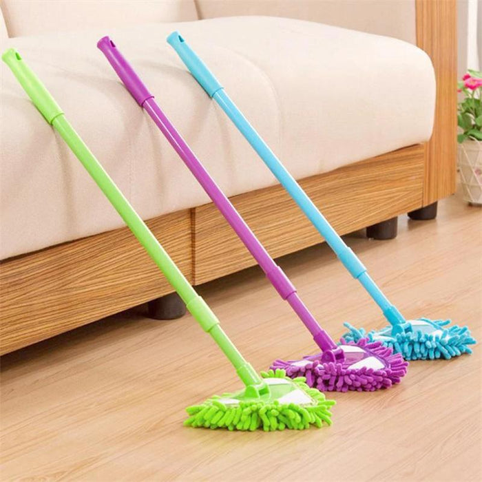Rotatable Triangle Cleaning Mop  Adjustable Telescopic Handle