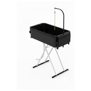 2-in-1 Foldable Pet Bathtub & Grooming Table with Drain Hose