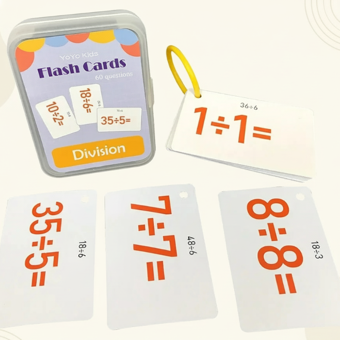 Cheerful Educational Word Cards, Language-rich