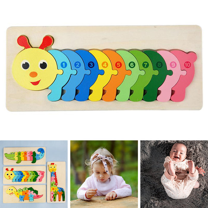 Curious Kids' Puzzle, Animal Theme