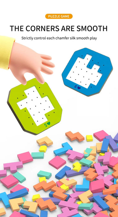 Creative Geometric Puzzle Set, Colorful and Engaging