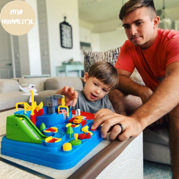 Fast-Paced Toy Race Track, TurboCity Adventure