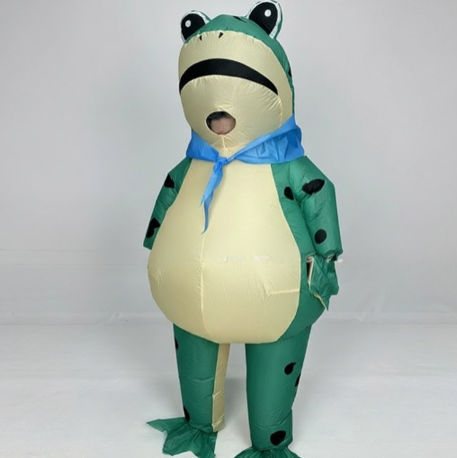Inflatable Frog Costume Adult Halloween Party Outfit