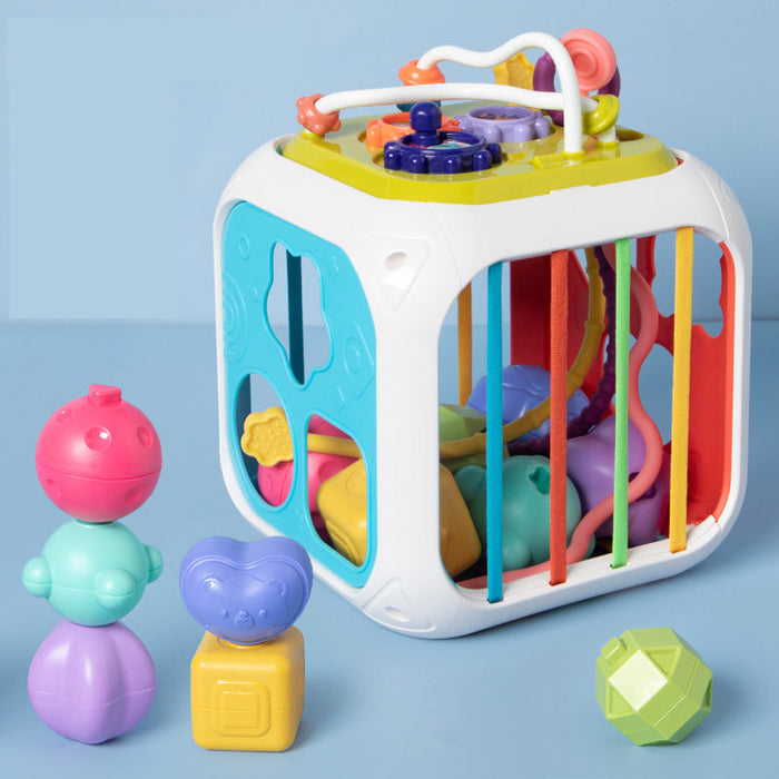 Colorful Interactive Shapes Cube, Developmental Play