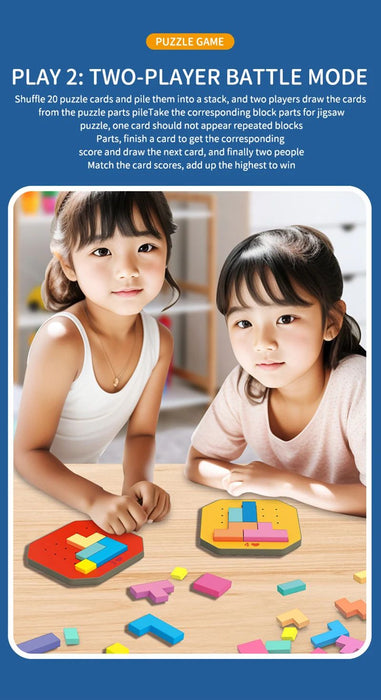 Creative Geometric Puzzle Set, Colorful and Engaging