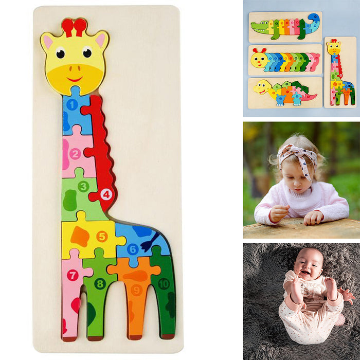 Curious Kids' Puzzle, Animal Theme