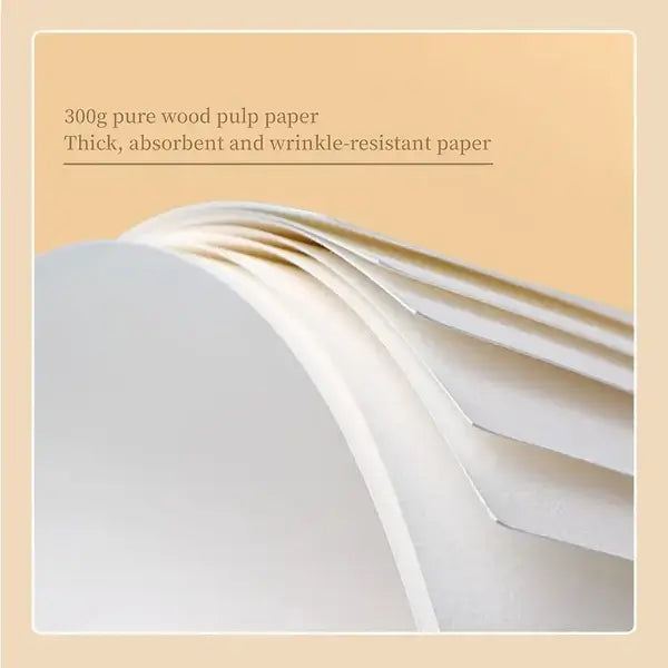 Portable Watercolor Paint Set, Vibrant 24-Color Palette