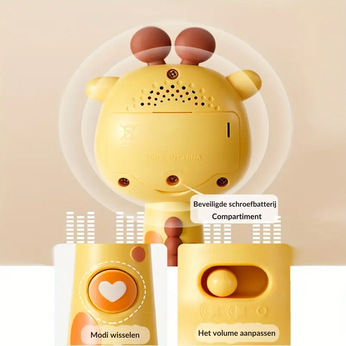 Sensory Baby Rattle, Safe and Educational