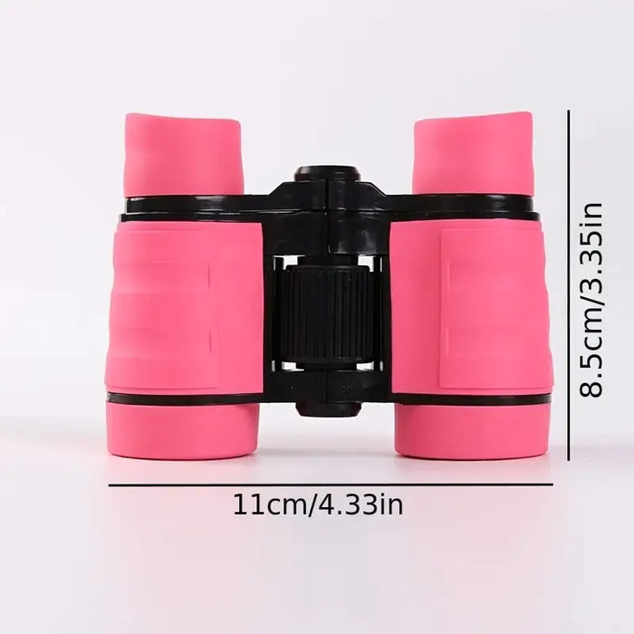 Compact Kids' Binoculars with 8x Magnification, Eye-Catching Design