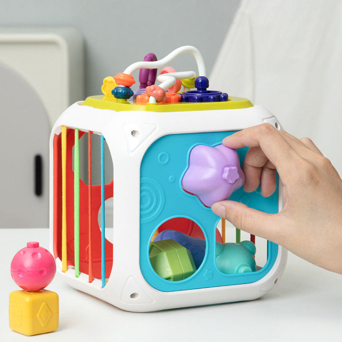 Colorful Interactive Shapes Cube, Developmental Play