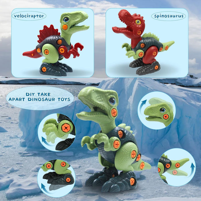 Dino-Themed Building Set, Creative Construction