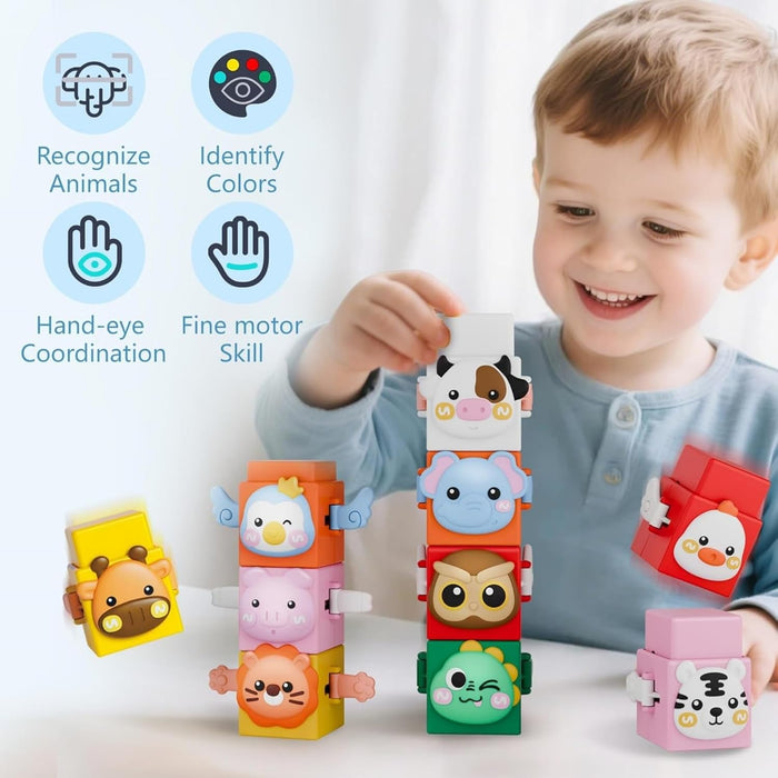 Engaging Animal Stacking Play Set, Educational Fun