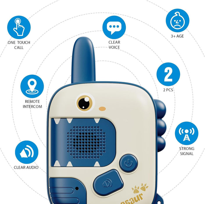 Dino-Themed Walkie-Talkies, Adventure & Fun