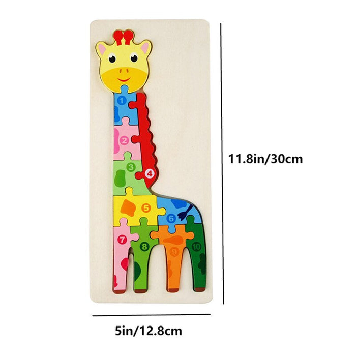 Curious Kids' Puzzle, Animal Theme