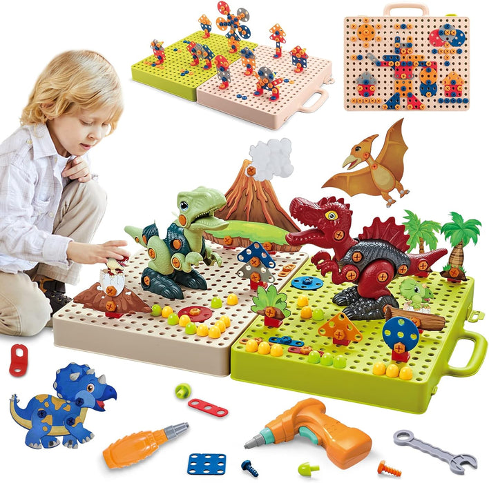 Dino-Themed Building Set, Creative Construction