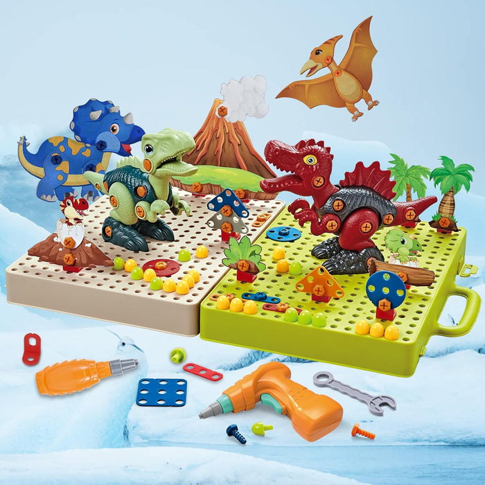 Dino-Themed Building Set, Creative Construction