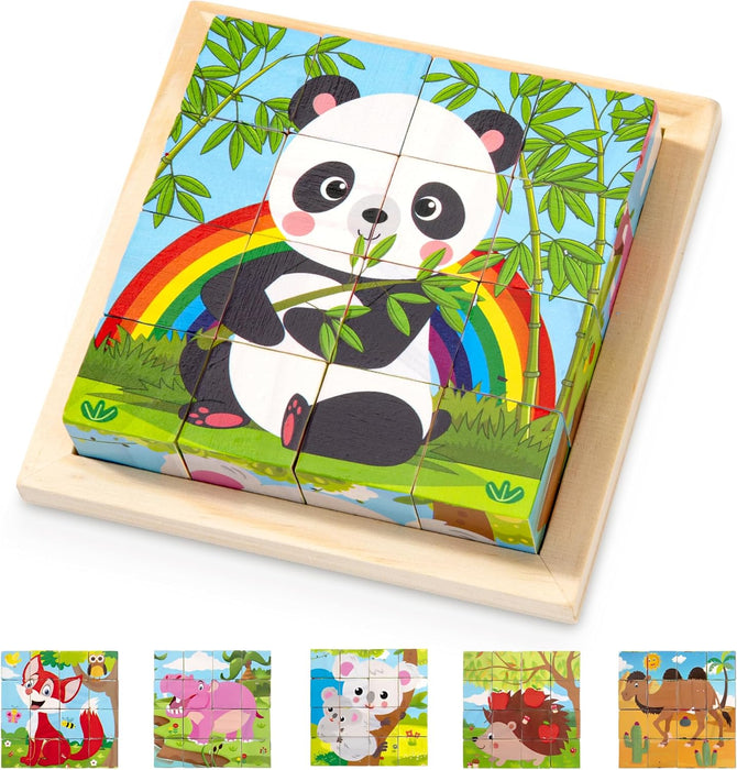 Colorful 3D Puzzle Blocks, Engaging and Educational