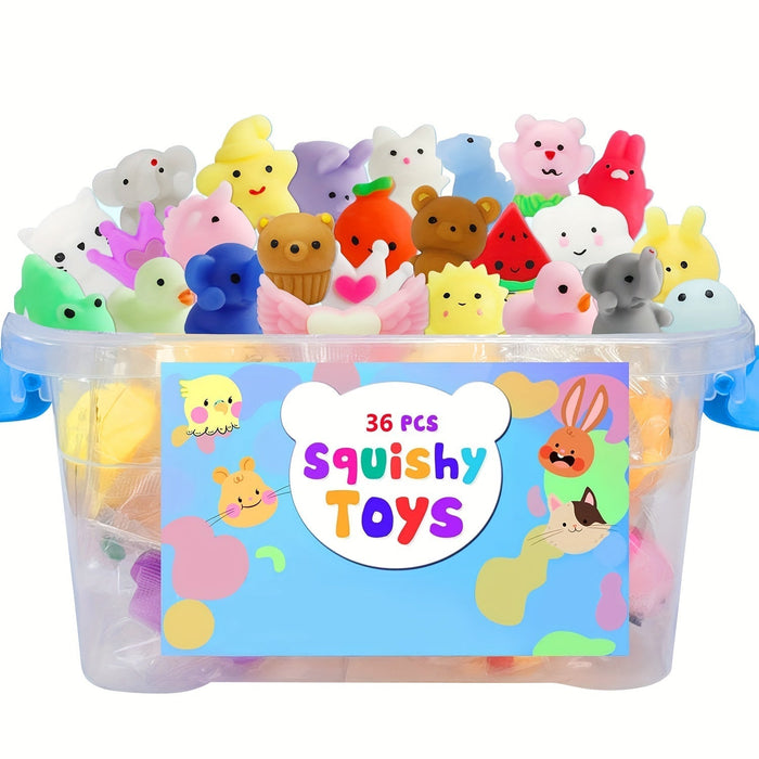 Cute Squishy Animal Figures, Kawaii Style