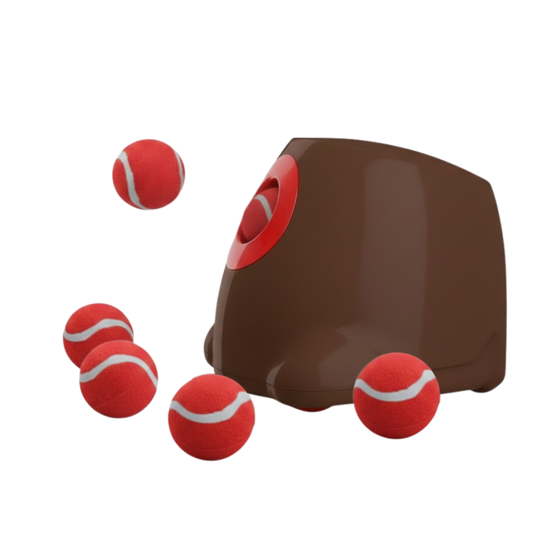 Automatic Ball Launcher for Pets, Interactive Fetch Toy Machine