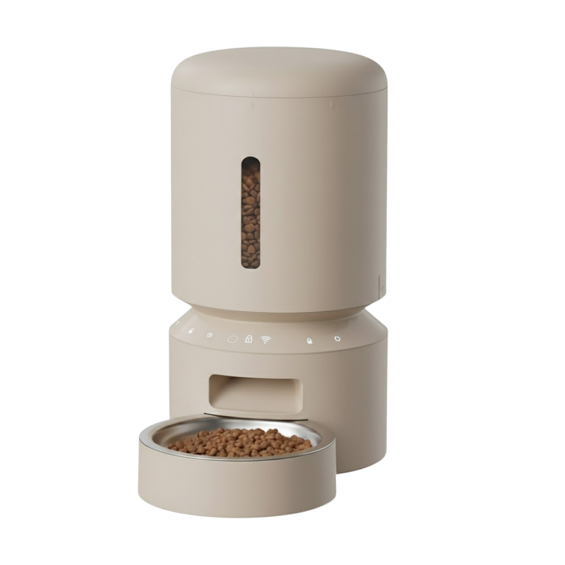 Automatic Cat & Dog Feeder 5L with Wi-Fi, Timed Feeding, Voice Recorder