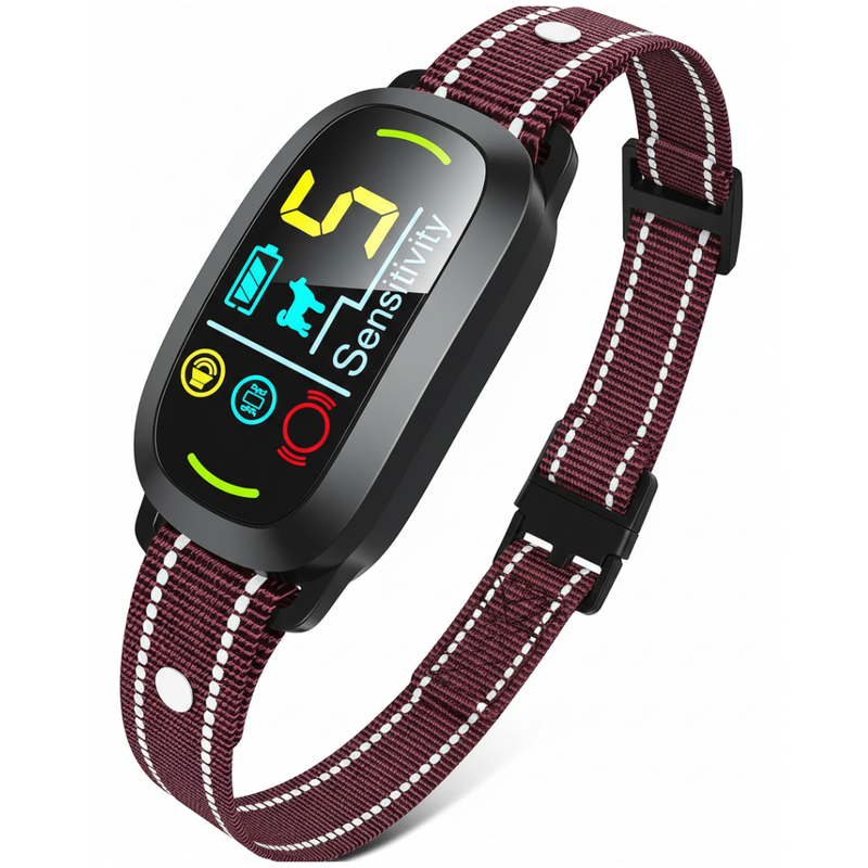 Dog Bark Training Collar with Adjustable Modes and Sensitivity Levels