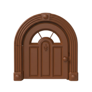 Cat Interior Door Pass-Through with Closeable No-Flap Opening