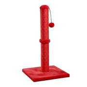 Cat Scratching Post with Sisal Covered Surface and Hanging Ball Toy