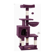 Cat Tree Tower with Condo, Hammock, Perch and Scratching Posts