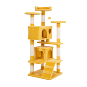 Cat Tree Tower with Scratching Posts, Perch, and Cozy Condos