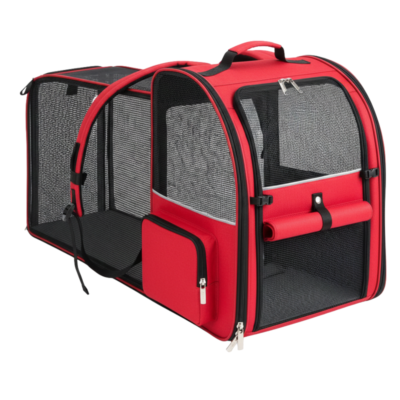 Cat Carrier Backpack With Expandable Back And Sun Shade Cover