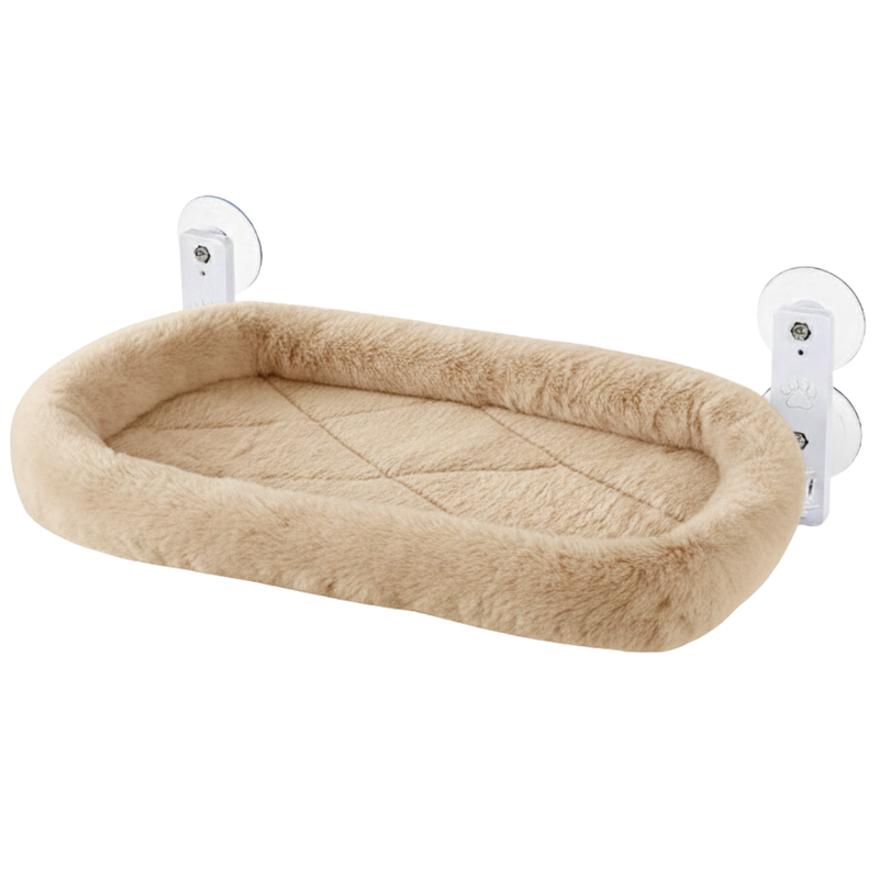 Cat Hammock Window Perch with Removable Cushion Bed and Metal Frame