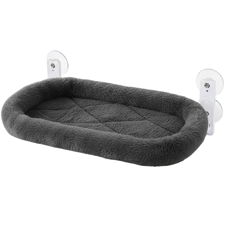 Cat Hammock Window Perch with Removable Cushion Bed and Metal Frame