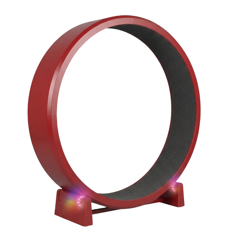 Cat Exercise Wheel 48 in Diameter with Black Felt Traction Pads