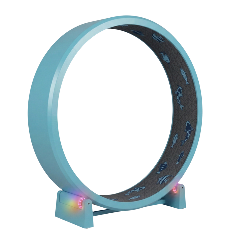 Cat Exercise Wheel 48 in Diameter with Black Felt Traction Pads