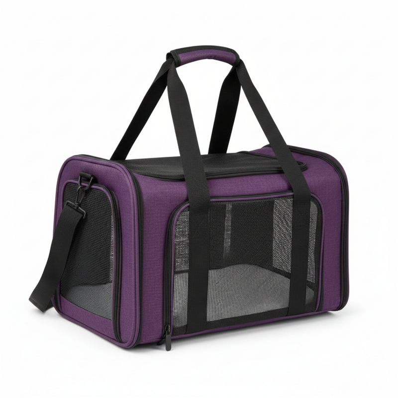 Cat and Dog Carrier Bag Collapsible with Mesh Panels 2 Sizes
