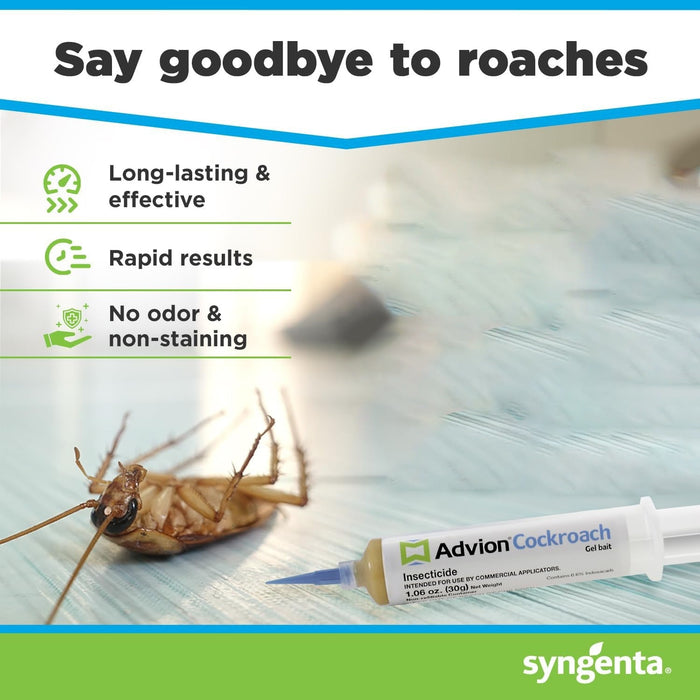Advion Cockroach Gel Bait | Non-Toxic Pest Control