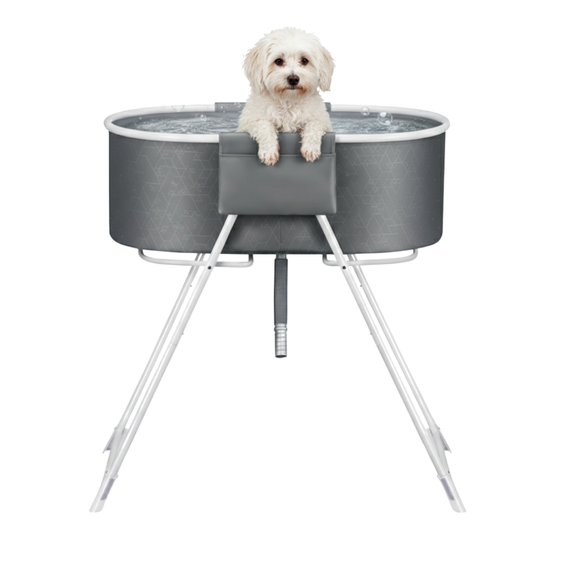 Pet Bath Tub and Elevated Foldable Wash Station for Indoor/Outdoor