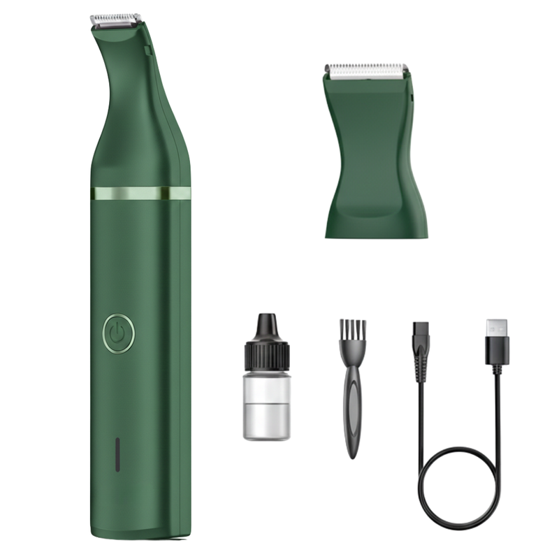 Pet Grooming Clippers Cordless with Double Blades for Paws and Face