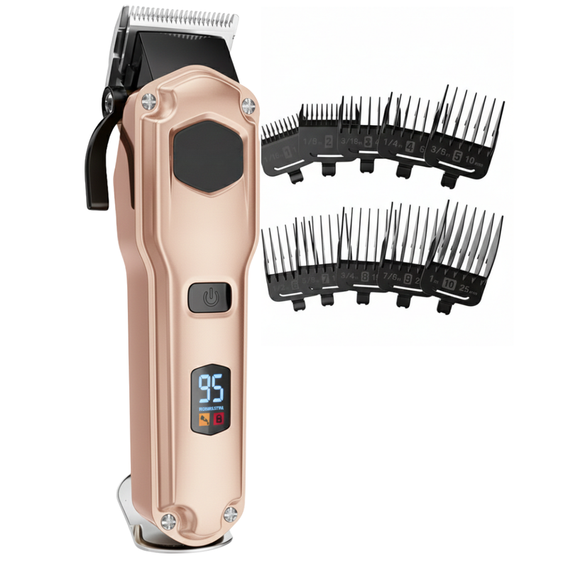 Pet Grooming Clippers with Stainless Steel Blade for Thick Coats