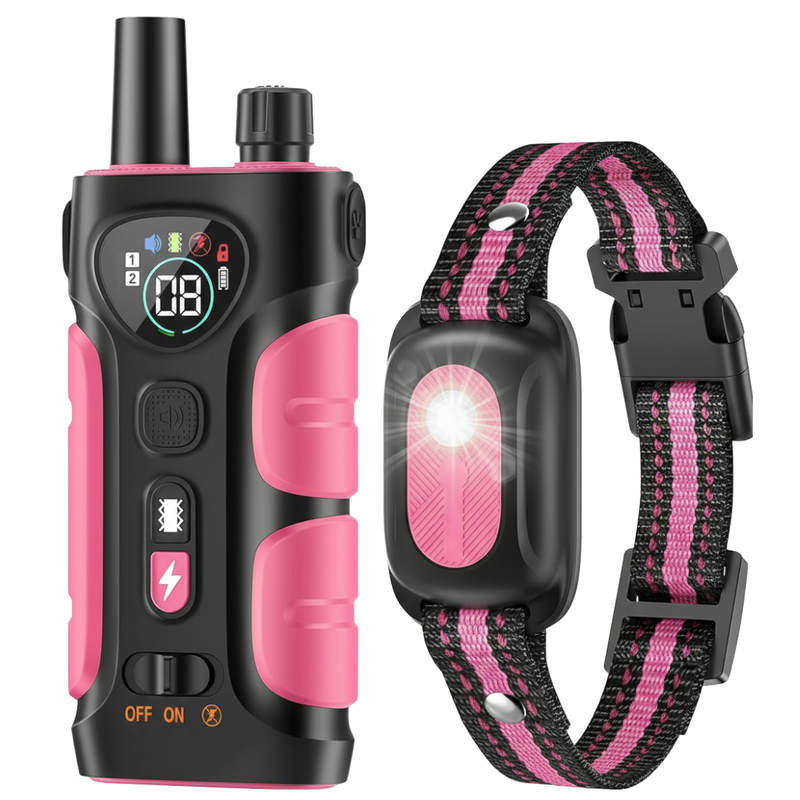 Dog Training Collar with Remote and Built-in Light, 4200ft Range