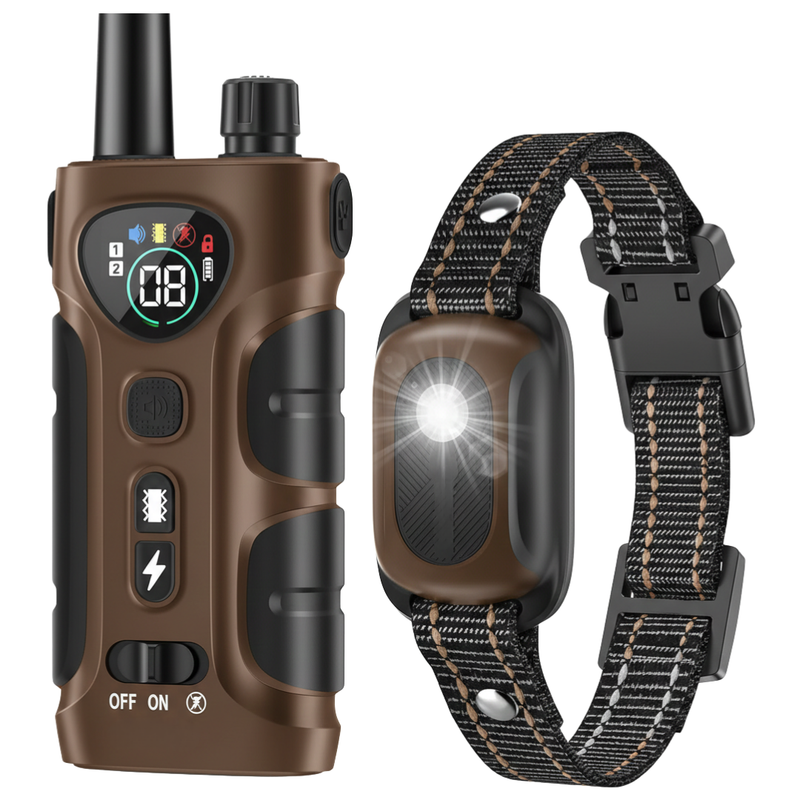 Dog Training Collar with Remote and Built-in Light, 4200ft Range
