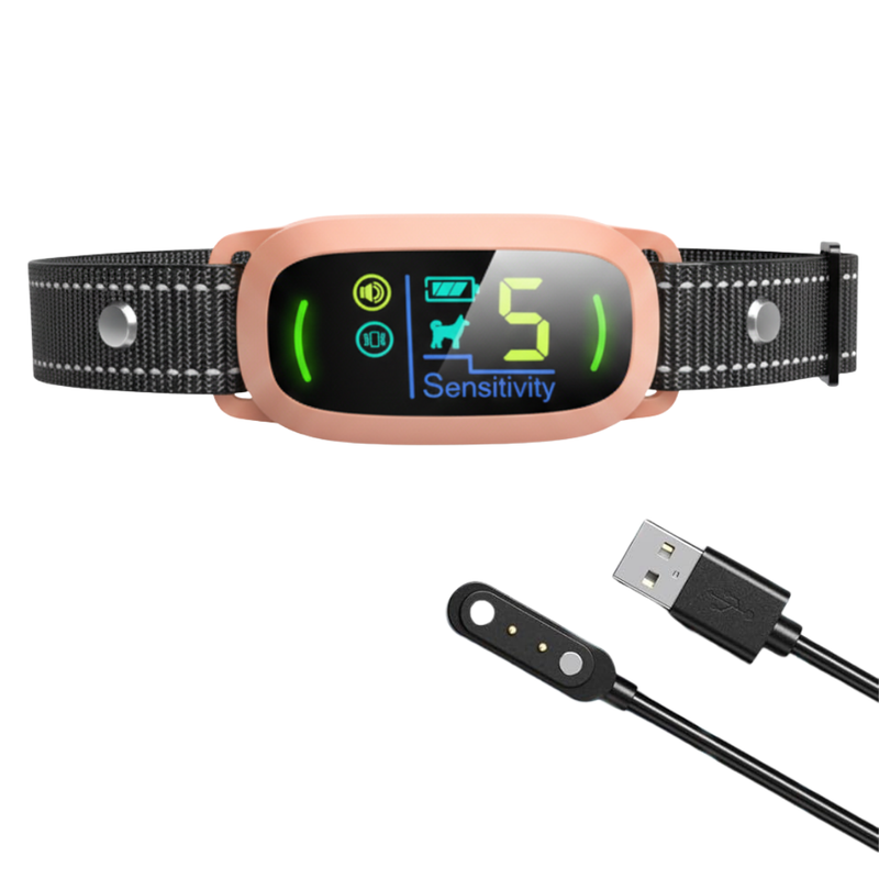 Dog Bark Collar Rechargeable with Beep Vibration 5 Sensitivity