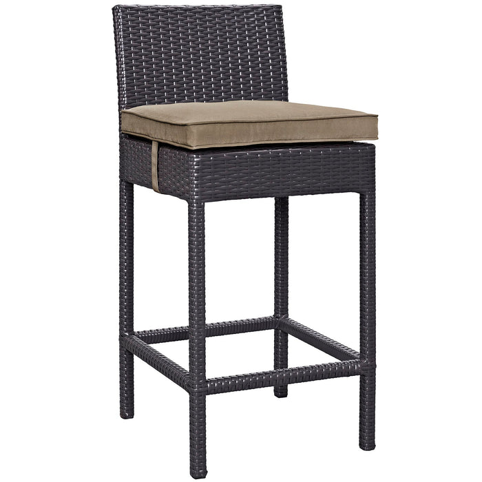 Convene Outdoor Patio Fabric Bar Stool