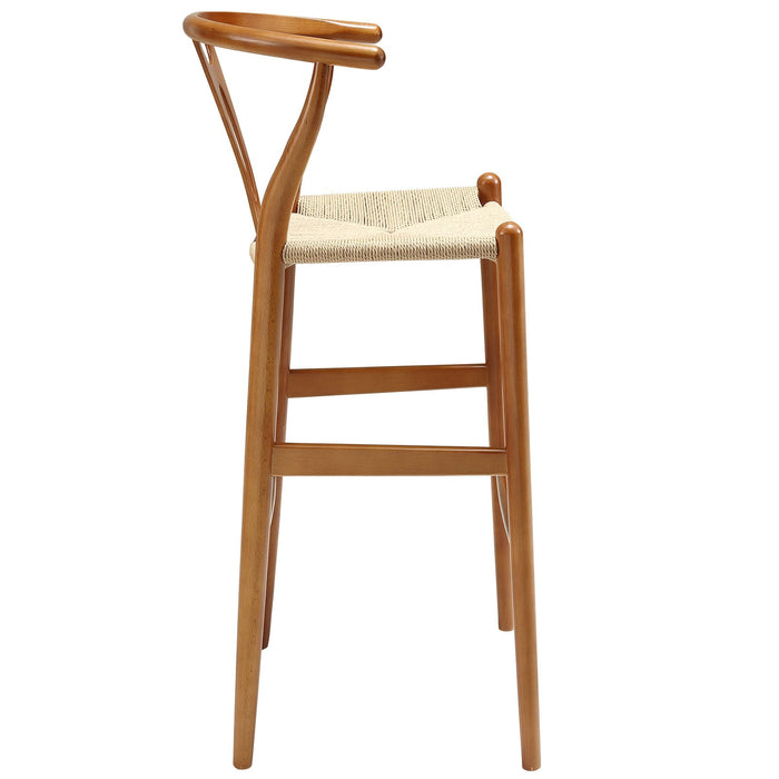 Amish Wood Bar Stool