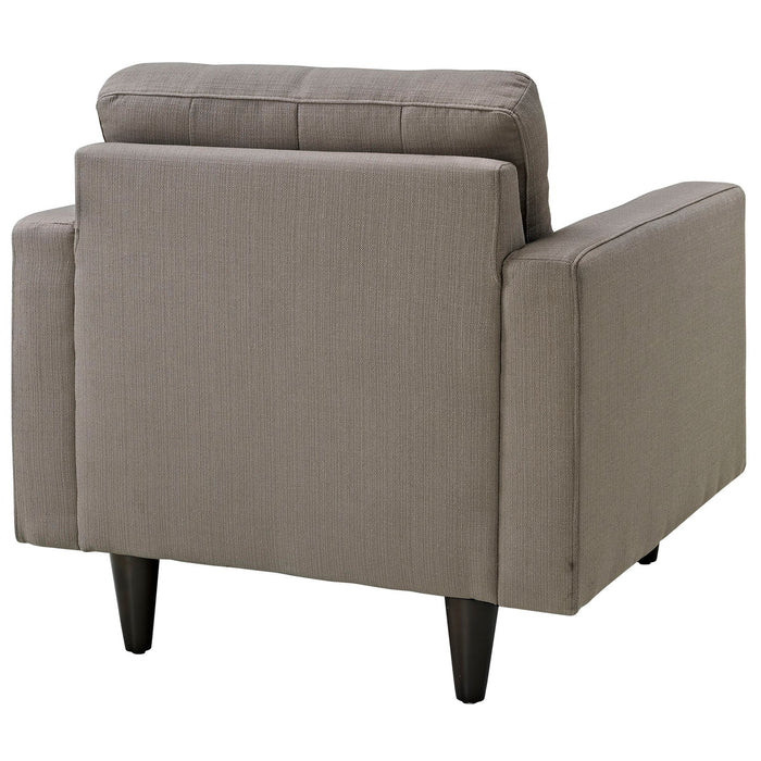 Empress Armchair Upholstered Fabric Set of 2