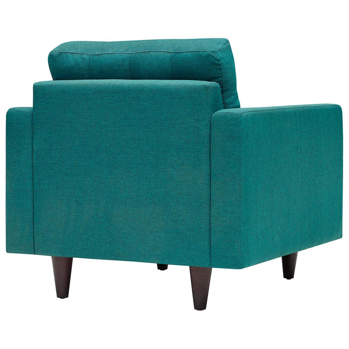 Empress Armchair Upholstered Fabric Set of 2